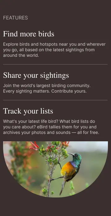 eBird mobile